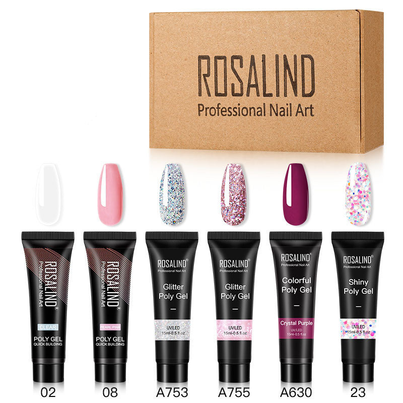 Multi Color Solid Nail Modeling Gel