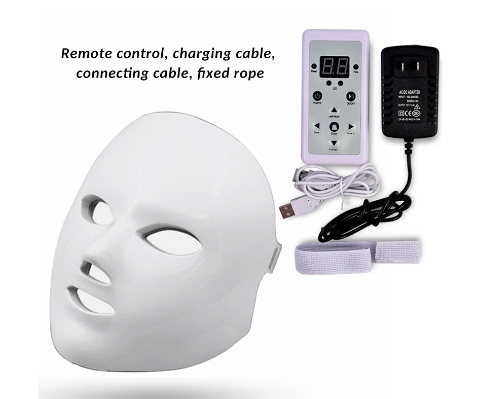 LED Facial Beauty Light Therapy Device