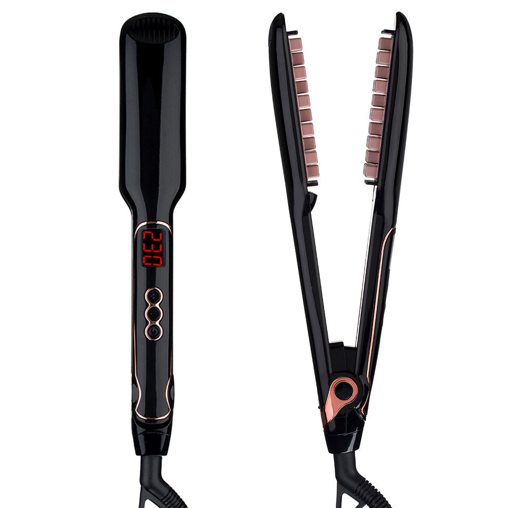 Fluffy Hair Straightening Styling Brush