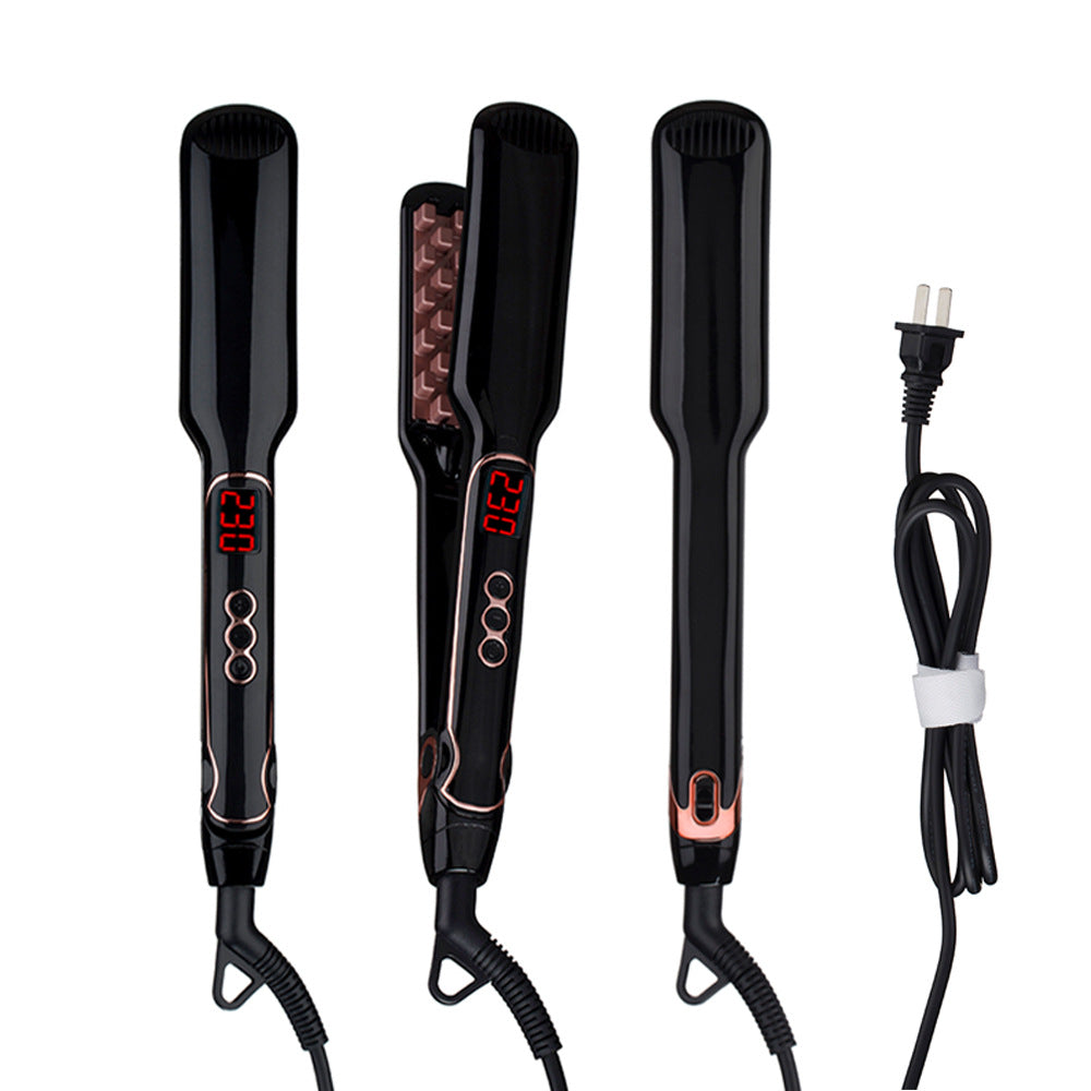 Fluffy Hair Straightening Styling Brush
