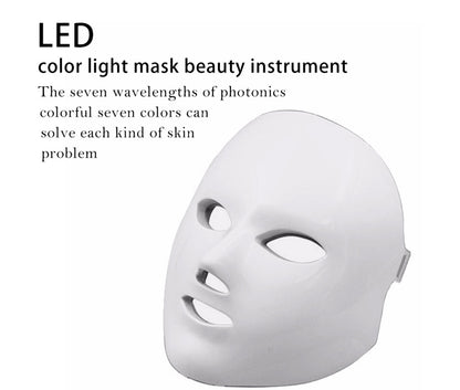 LED Facial Beauty Light Therapy Device