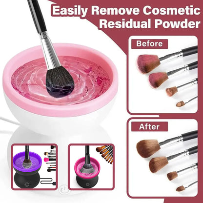 Electric Makeup Brush Cleaner USB Machine