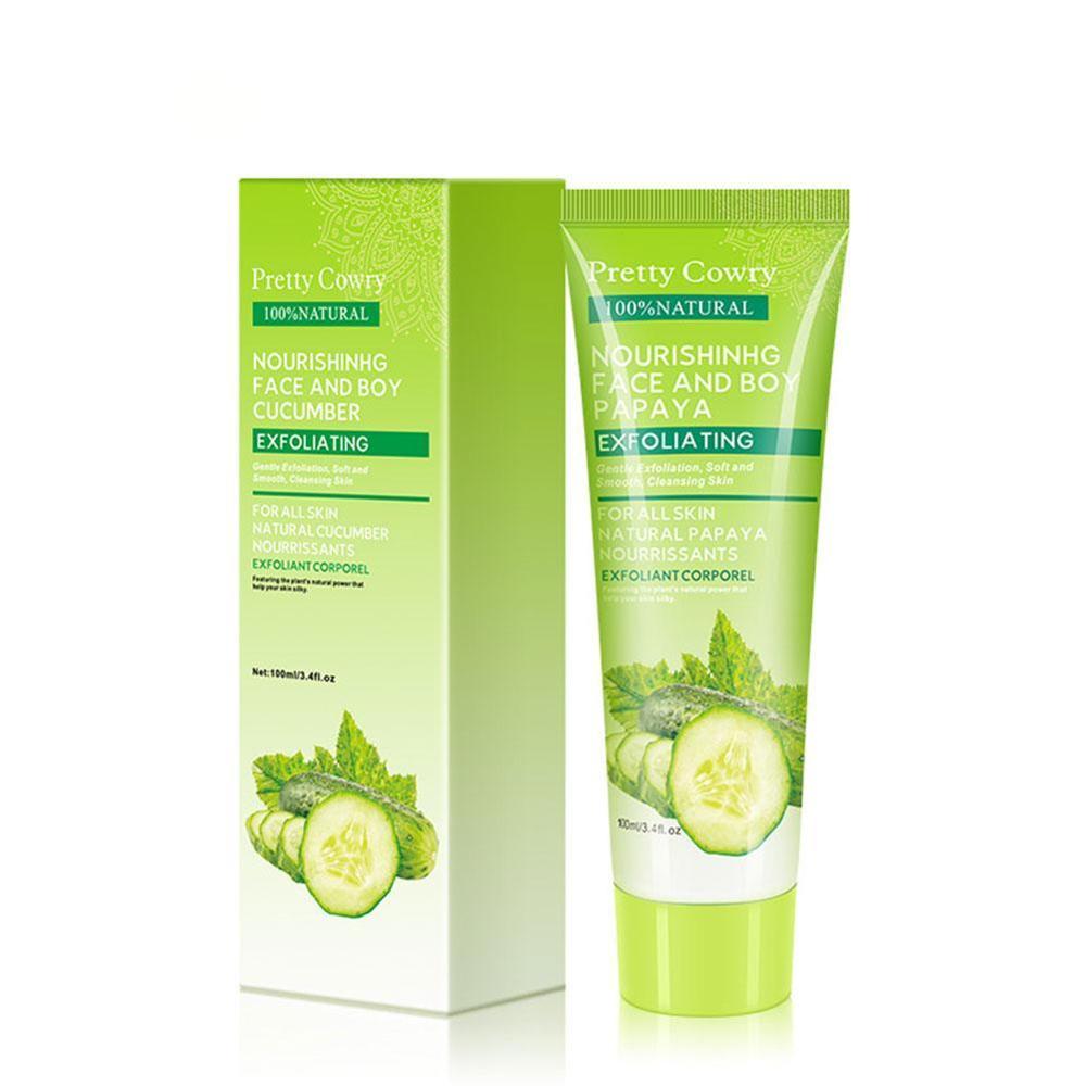 Cucumber Coconut Papaya Exfoliating Gel Cleanser