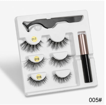 Magnetic False Eyelashes Natural Volume Pair