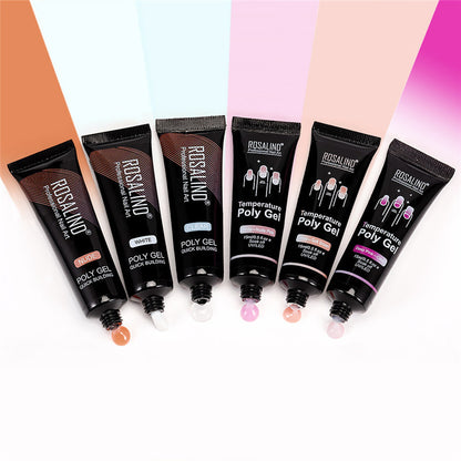 Multi Color Solid Nail Modeling Gel